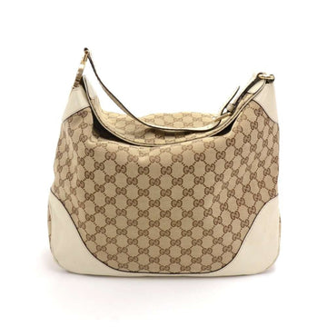 Gucci Monogram Canvas Hobo Bag