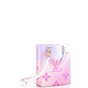 Louis Vuitton Petit Sac Plat Bag Spring in the City Monogram Giant Canvas