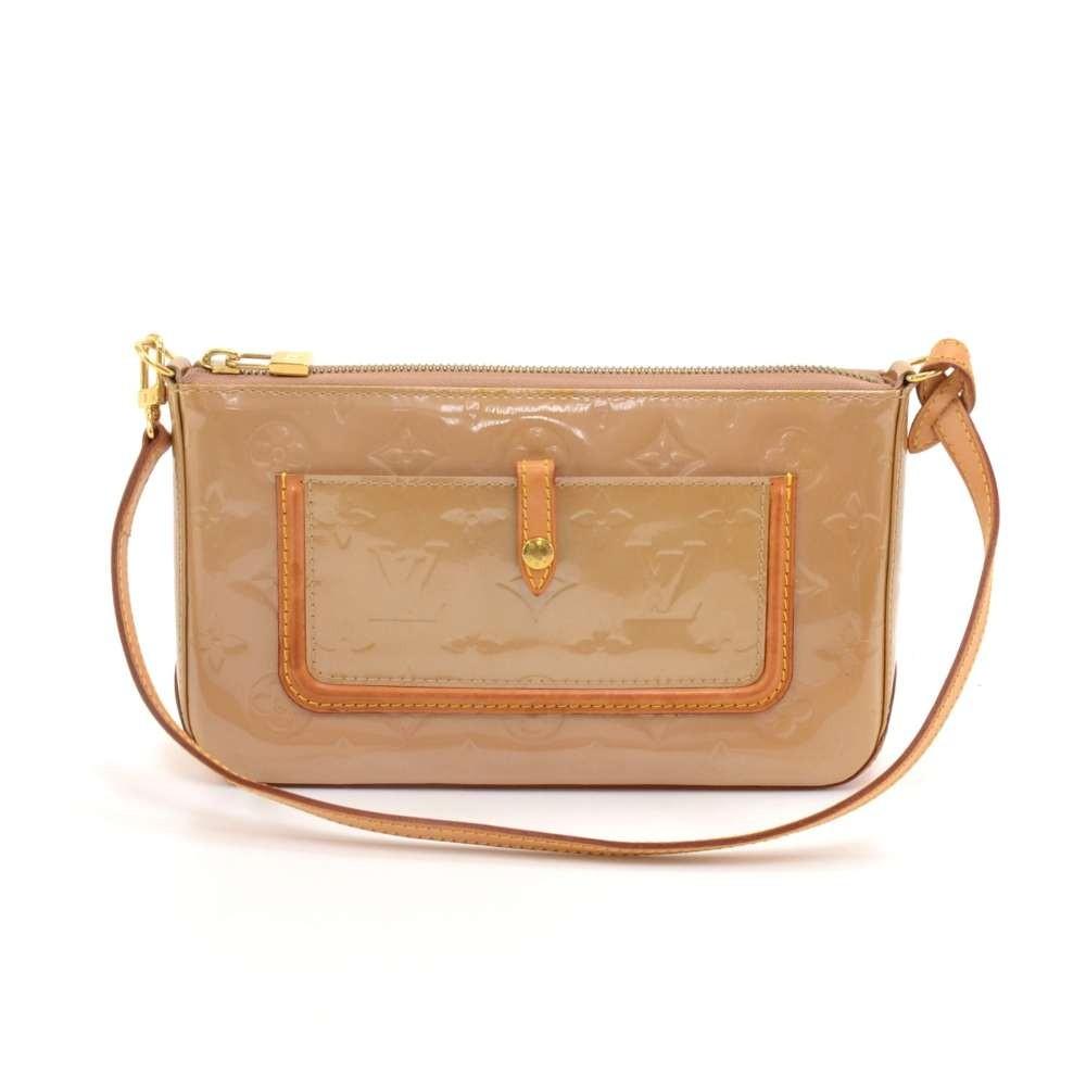 Louis Vuitto Mallory Square Vernis Leather Shoulder Bag