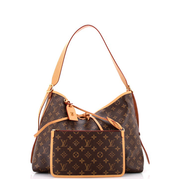 Louis Vuitton CarryAll Hobo Monogram Canvas MM