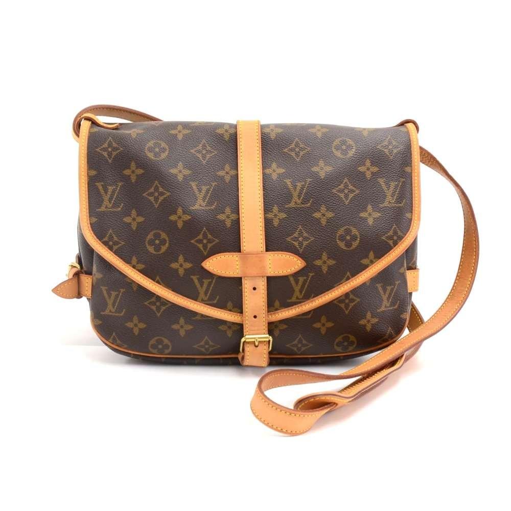 Louis Vuitto Saumur 30 Monogram Canvas Shoulder Bag