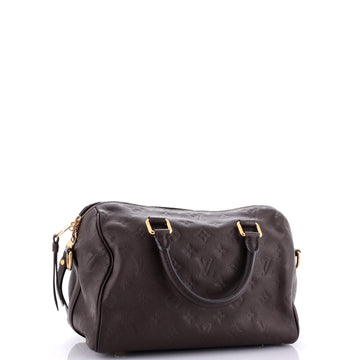 Louis Vuitton Speedy Bandouliere Bag Monogram Empreinte Leather 25