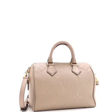 Louis Vuitton Speedy Bandouliere Bag Monogram Empreinte Giant 25
