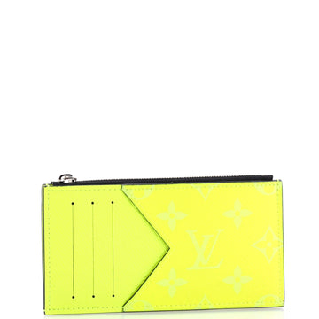 Louis Vuitton Coin Card Holder Monogram Taigarama