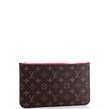 Louis Vuitton Neverfull Pochette Monogram Canvas Large