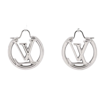 Louis Vuitton Louise Hoop Earrings Metal PM