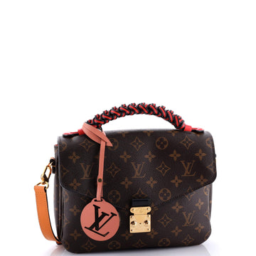 Louis Vuitton Braided Handle Pochette Metis Monogram Canvas