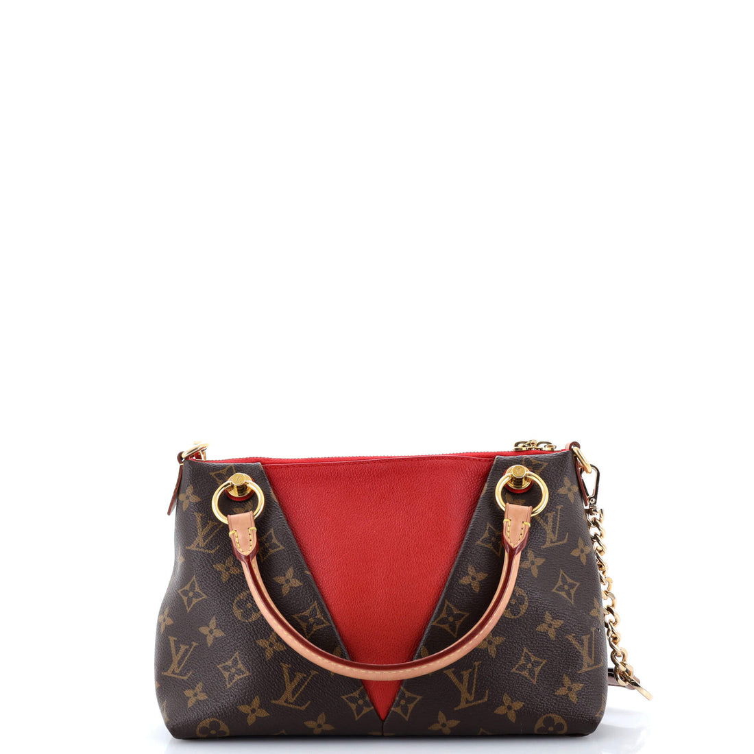 Louis Vuitton V Tote Monogram Canvas and Leather BB