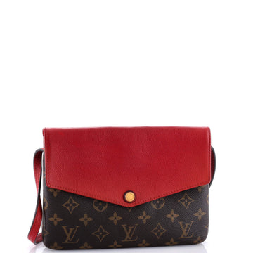 Louis Vuitton Twice Handbag Monogram Canvas