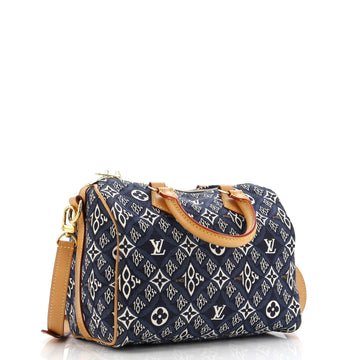Louis Vuitton Speedy Bandouliere Bag Limited Edition Since 1854 Monogram Jacquard 25