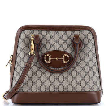 Horsebit 1955 Top Handle Bag VS Coated Canvas Medium