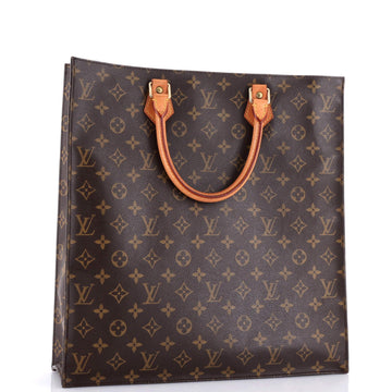 Louis Vuitton Sac Plat Bag Monogram Canvas