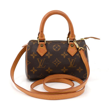 Louis Vuitto Speedy Sac HL Monogram Canvas Mini Handbag with Strap