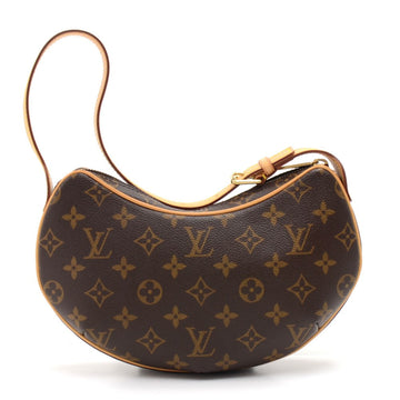 Louis Vuitto Pochette Croissant Monogram Canvas Handbag