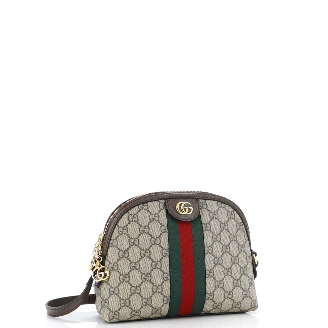 Ophidia Dome Shoulder Bag VS Coated Canvas Small