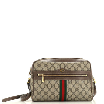 GUCCI Ophidia Shoulder Bag GG Coated Canvas Small