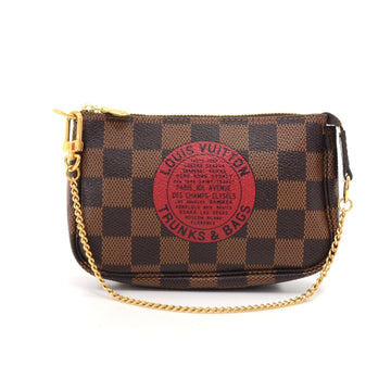 Louis Vuitto Pochette Accessoires Trunks & Bags Damier Canvas Mini Bag