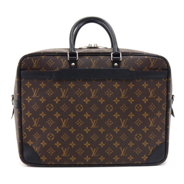 Louis Vuitto Porte-Documents Voyage GM Monogram Macassar Canvas Briefcase Bag