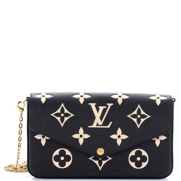 Felicie Pochette Bicolor Monogram Empreinte Giant