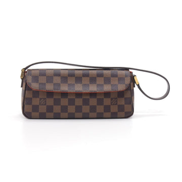 Louis Vuitto Recoleta Damier Ebene Canvas Handbag