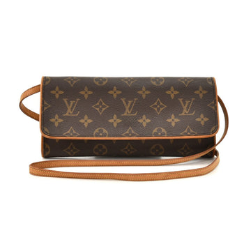 Louis Vuitto Pochette Twin GM Monogram Canvas Shoulder Bag
