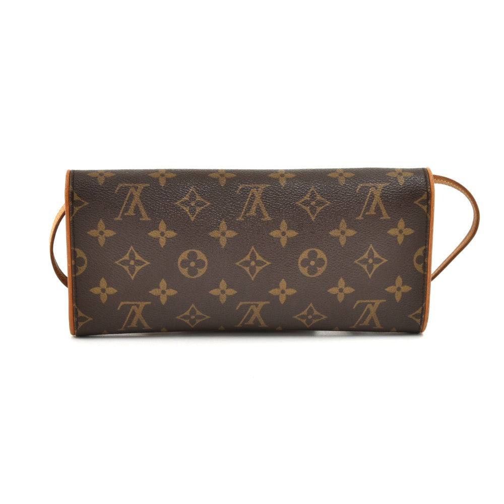 Louis Vuitto Pochette Twin GM Monogram Canvas Shoulder Bag
