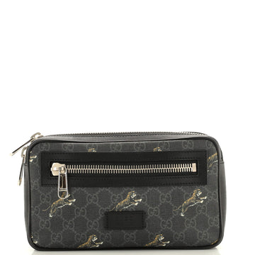Soft Zip Belt Bag Printed VS Coated Canvas Small