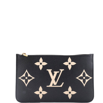 Neverfull Pochette Bicolor Monogram Empreinte Giant Large