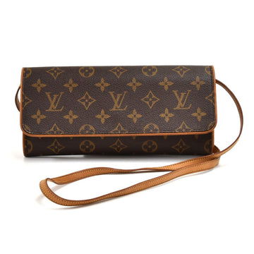 Louis Vuitto Pochette Twin GM Monogram Canvas Bag