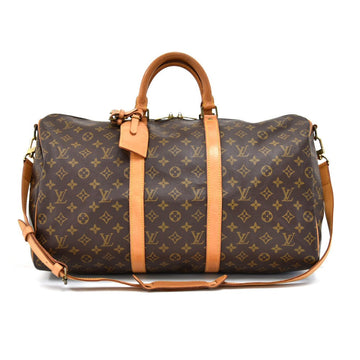 Louis Vuitto Keepall 50 Bandouliere Monogram Canvas Duffel Bag
