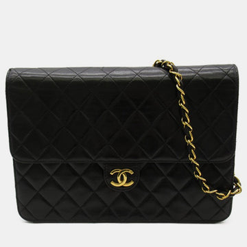 CC Quilted Lambskin Single Flap