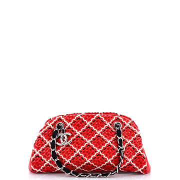 Just Mademoiselle Bag Woven Stitch Patent Small