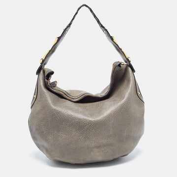 Pale Green Leather Medium Pelham Hobo