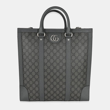 Grey GG Supreme Canvas Large Ophidia Tote Bag