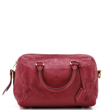 Speedy Bandouliere Bag Monogram Empreinte Leather 25