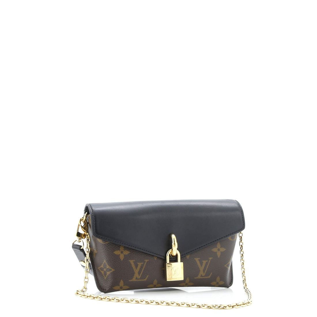 Padlock on Strap Handbag Monogram Canvas and Leather