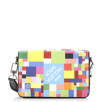 Studio Messenger Bag Limited Edition Multicolor Damier Graphite 3D