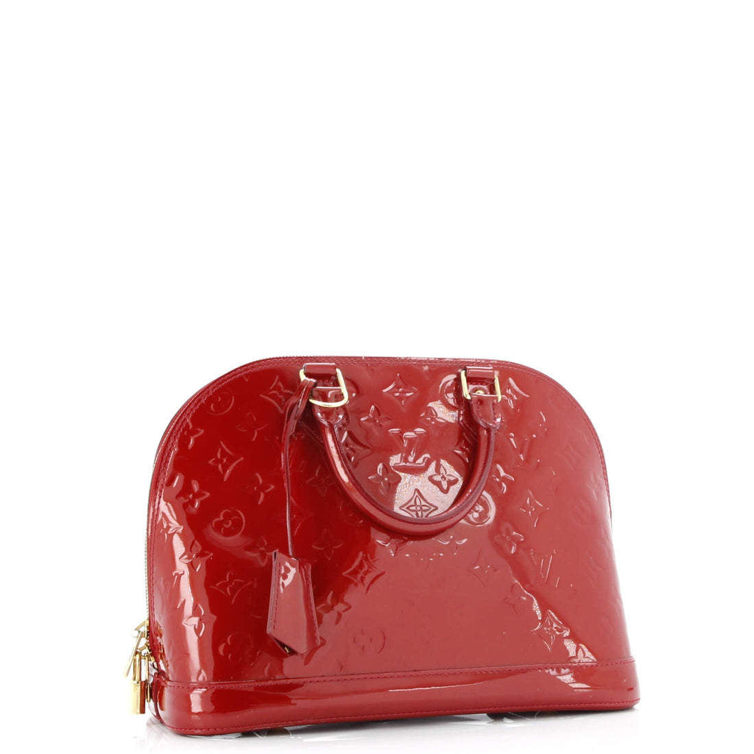 Alma Handbag Monogram Vernis PM