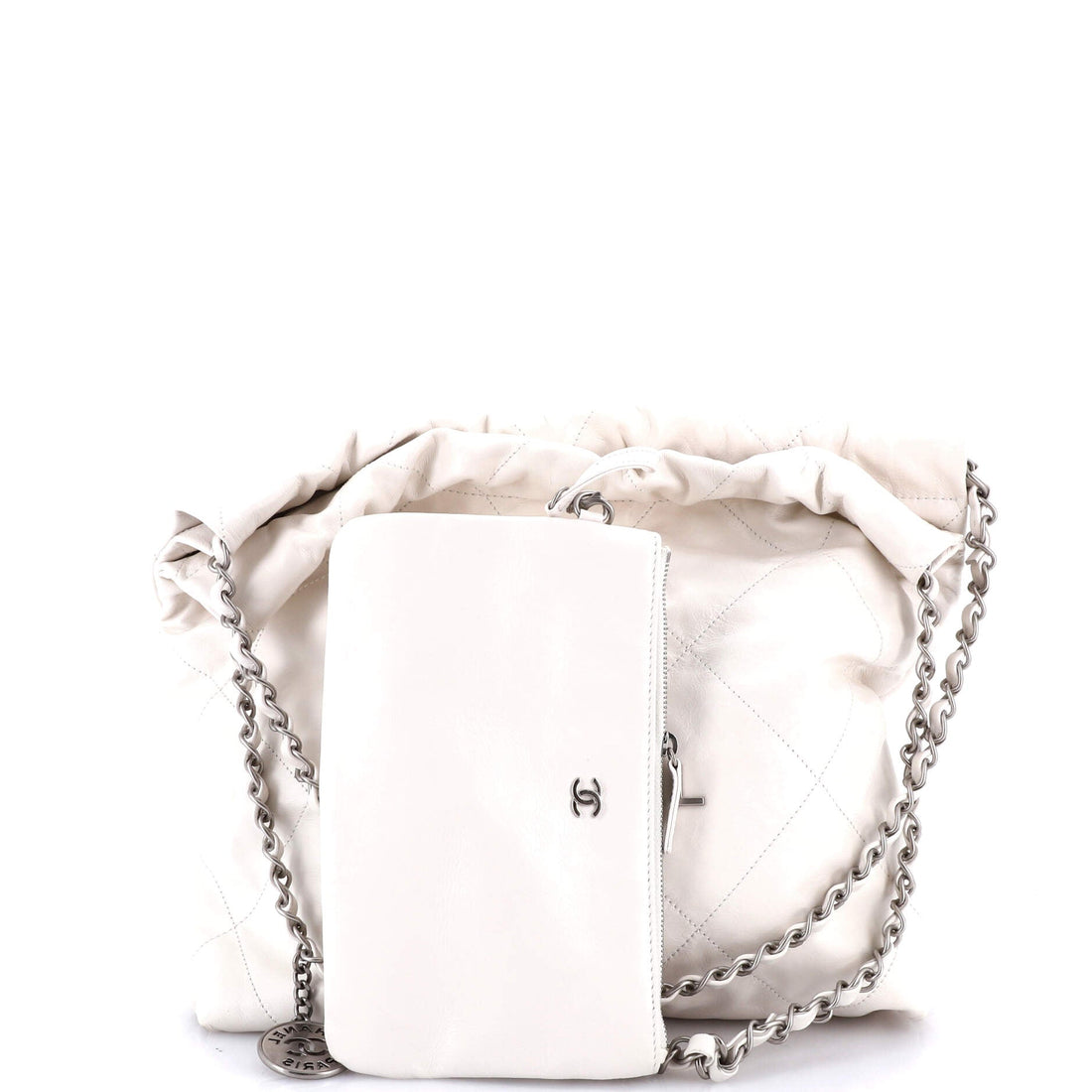 22 Chain Hobo Quilted Calfskin Small