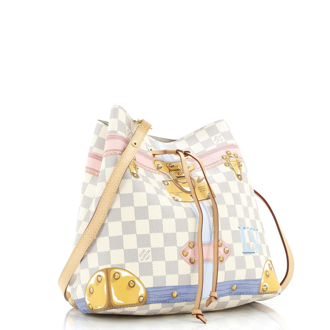 NeoNoe Handbag Limited Edition Damier Summer Trunks
