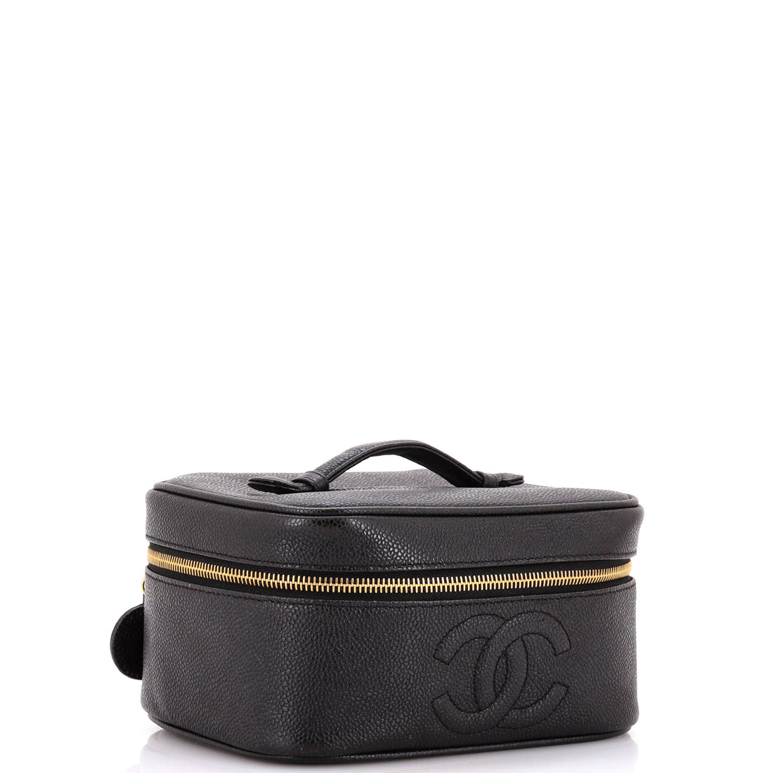 Vintage Timeless Cosmetic Case Caviar Medium