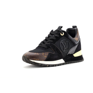 Women's Run Away Sneakers Mesh with Monogram Canvas and Suede