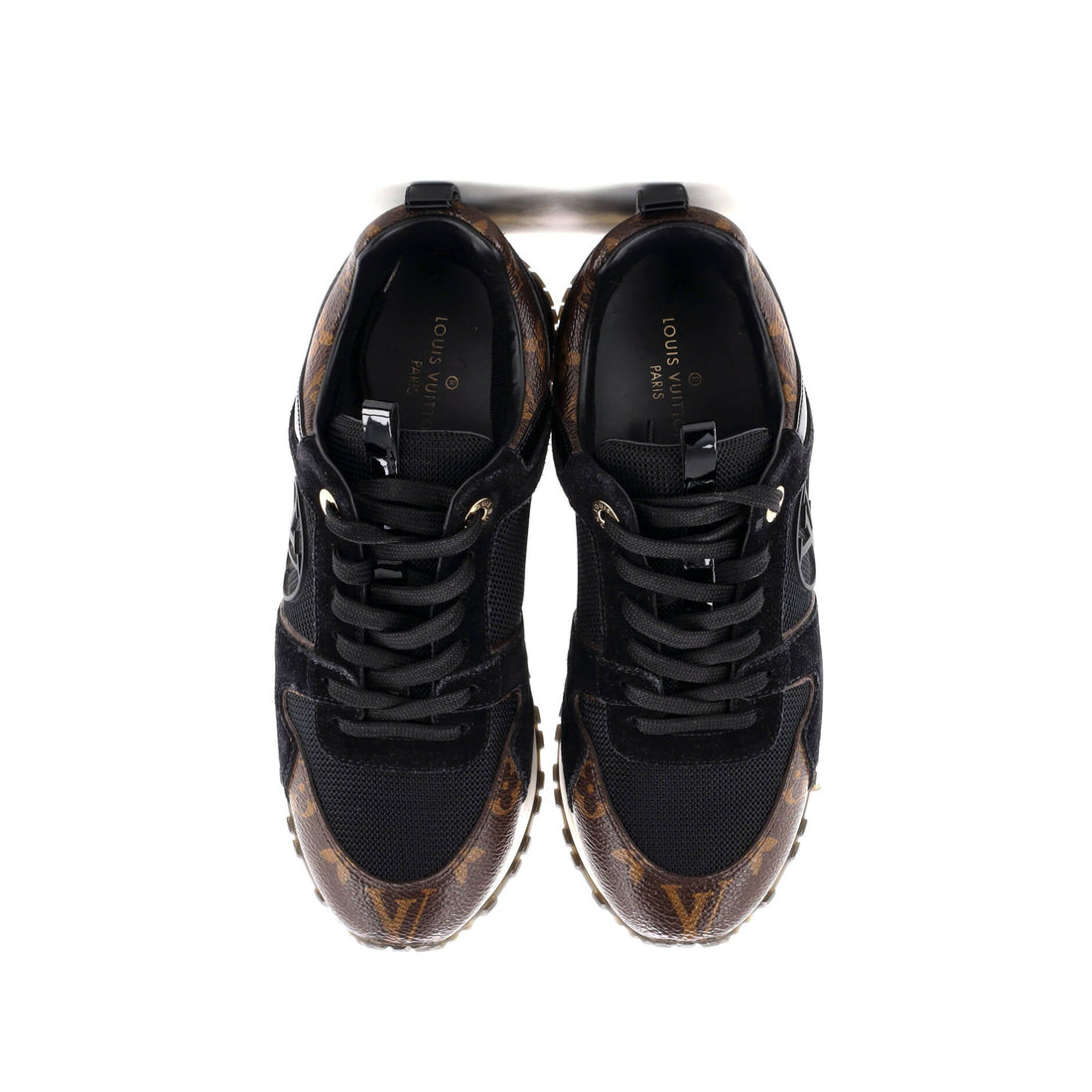 Women's Run Away Sneakers Mesh with Monogram Canvas and Suede