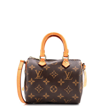 Speedy Bandouliere Bag Monogram Canvas Nano