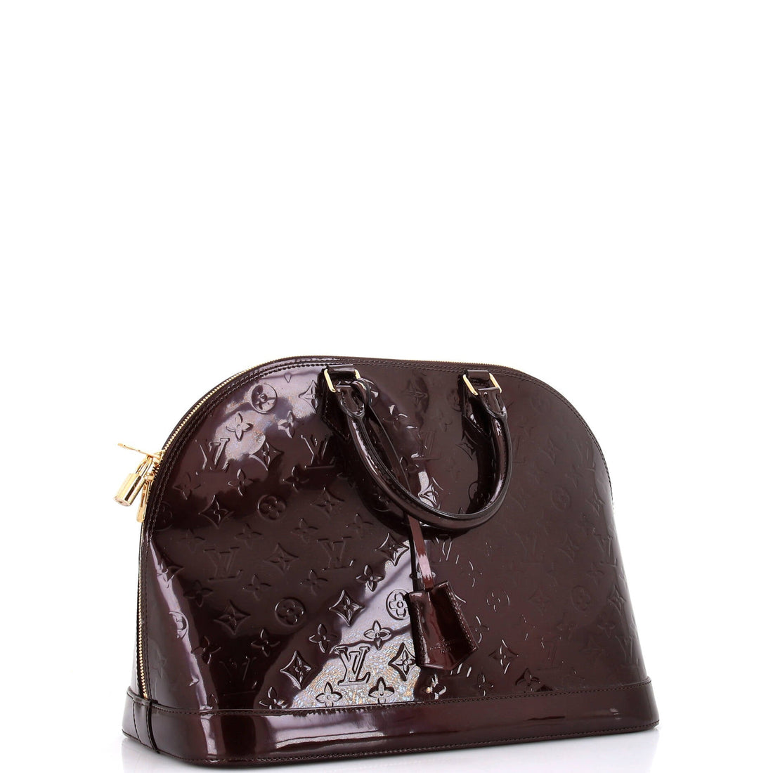 Alma Handbag Monogram Vernis GM