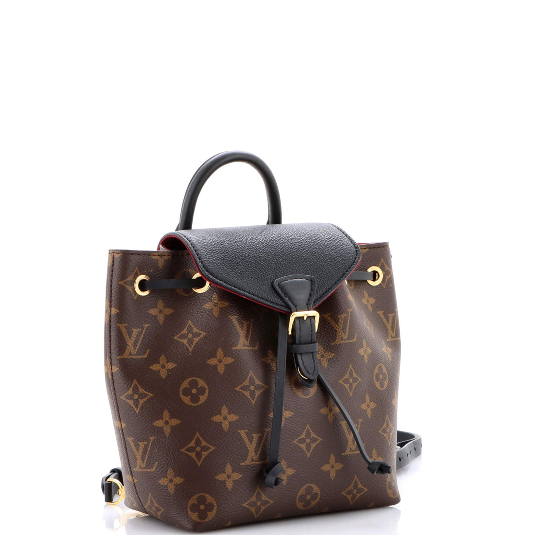 Montsouris NM Backpack Monogram Canvas with Leather BB