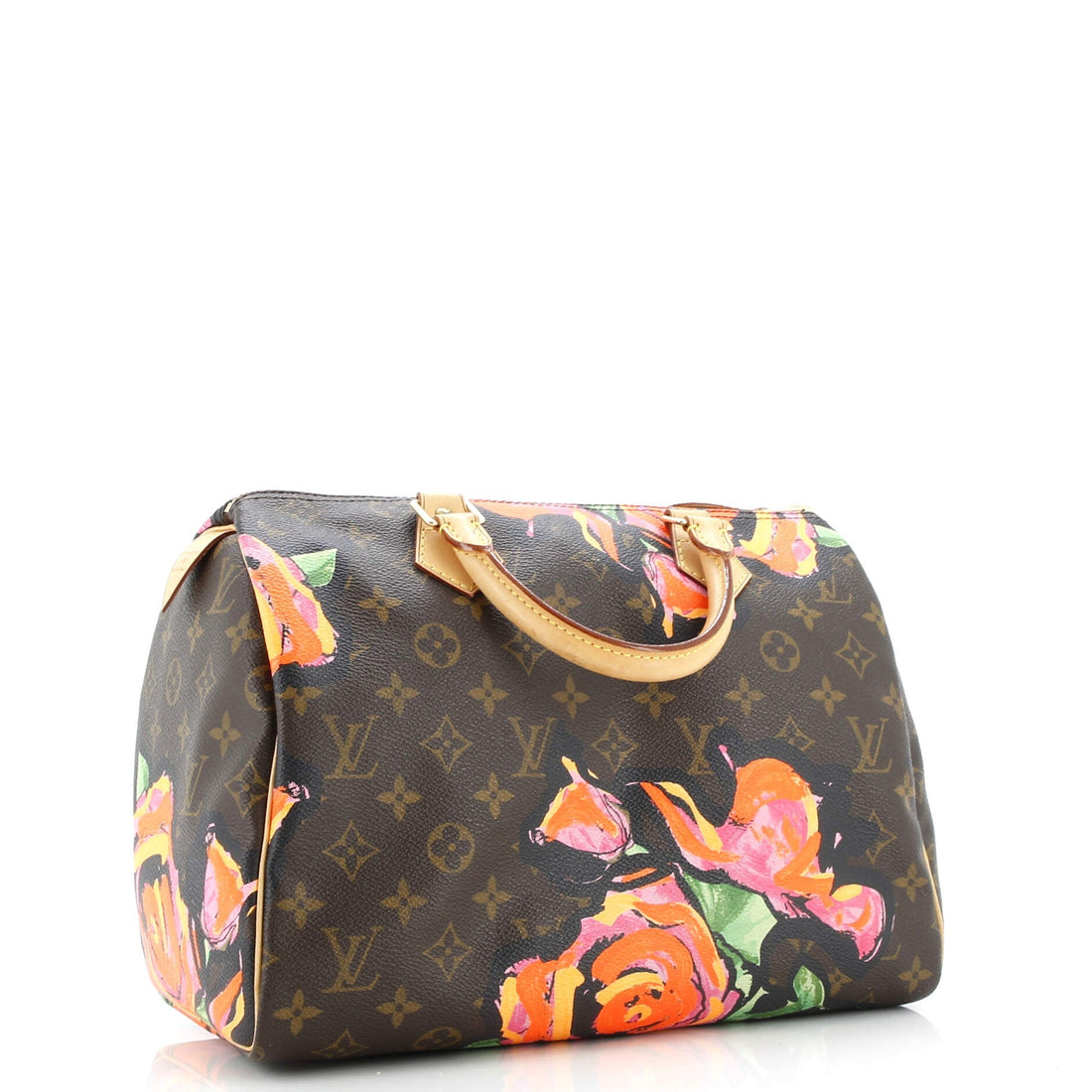 Speedy Handbag Limited Edition Monogram Roses 30