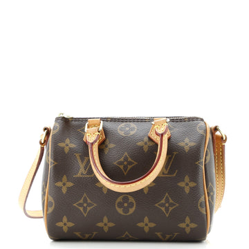 Speedy Bandouliere Bag Monogram Canvas Nano