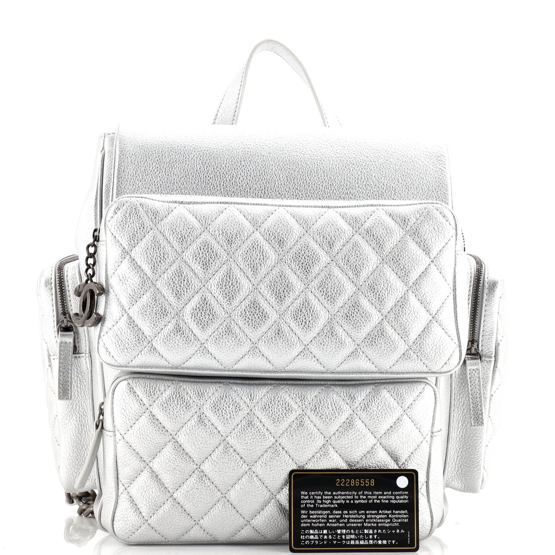Casual Rock Airlines Backpack Quilted Goatskin Medium