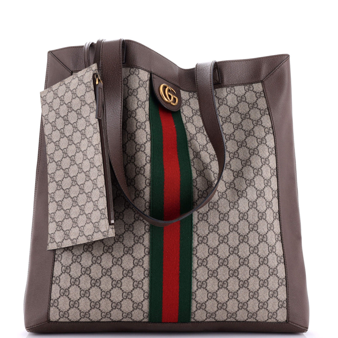 Ophidia Soft Open Tote VS Coated Canvas Large